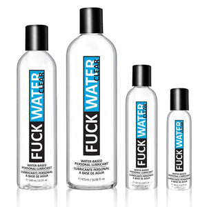 Fuck Water Clear Water Based Lube Collection