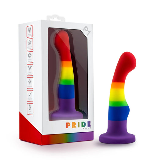 blush Avant Pride Freedom Anal Plug with Harness-Compatible Suction Cup Base