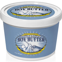 Load image into Gallery viewer, H2O Based You&#39;ll never know it isn&#39;t Boy Butter condom safe - Personal Lubricant 16 oz. (454 gm) tub.