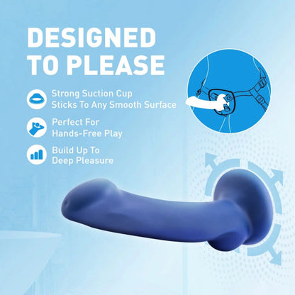 Promo graphic highlighting Avant Ergo Mini suction cup strength, hands-free play, and harness-compatible design.