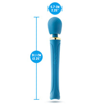 Load image into Gallery viewer, Blush Dianna Powerful Massage Wand width: 5.7 centimetres / 2.25 inches; Length: 31.1 centimetres / 12.25 inches.