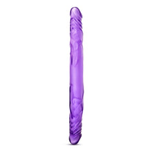 Load image into Gallery viewer, Bottom side view of the blush B Yours 14 Inch Double Dildo