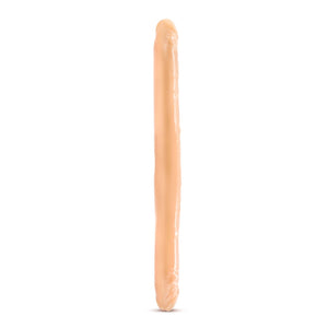 Bottom side of the blush B Yours 16 Inch beige Double Dildo