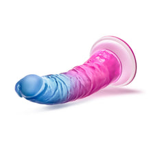 Load image into Gallery viewer, Front side view of the blush B Yours Beautiful Sky Dildo.