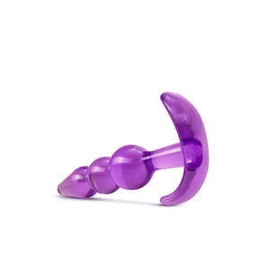 Back side of the blush B Yours Triple Bead Anal Plug