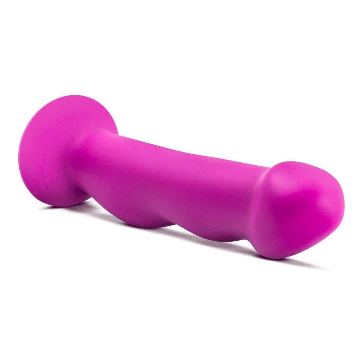 Angled top view of the Avant Suko D11 showcasing the smooth anatomical head and ribbed pleasure curves.