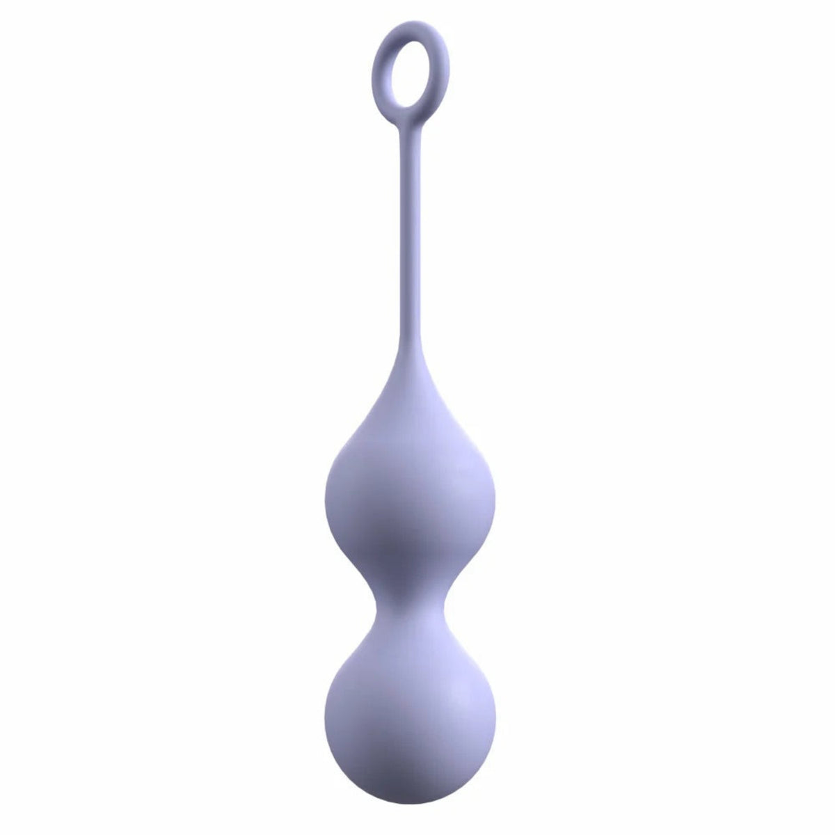 Angled front view of the Chéri dual-ball pelvic muscle conditioner against a clean white backdrop.