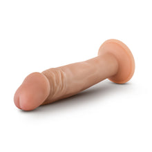 Charger l&#39;image dans la galerie, Front side view of the blush Dr. Skin Dr. Small 6 Inch Dildo With Suction Cup Base