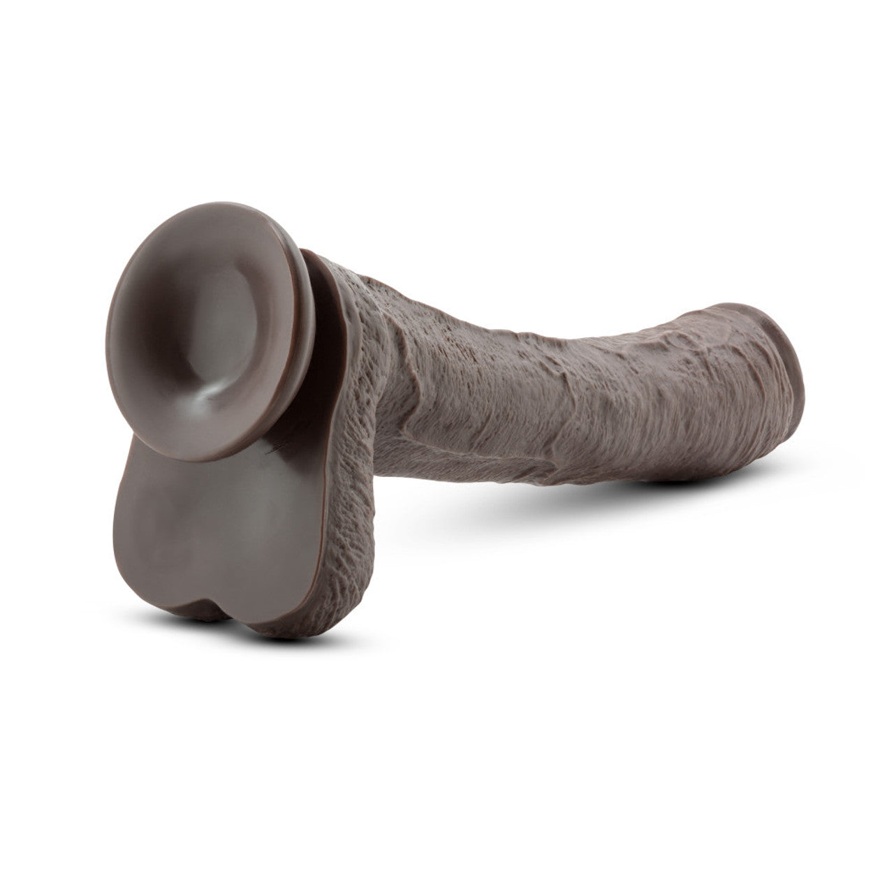 Back side of the blush Dr. Skin Mr. Ed 13" Realistic Dildo