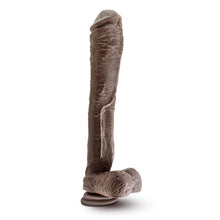 Load image into Gallery viewer, Bottom side view of the blush Dr. Skin Mr. Ed 13&quot; Realistic Dildo, placed on its suction cup.
