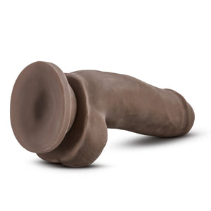 Back side of the blush Dr. Skin Mr. Smith 7" Realistic Dildo