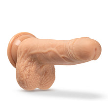 Charger l&#39;image dans la galerie, Front side view of the blush Dr. Skin Silicone Dr Grey 7 Inch Thrusting, Gyrating Dildo