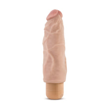 Load image into Gallery viewer, Bottom side of blush Dr. Skin 17 cm / 7&quot; Cock Vibe 9, placed on its base.