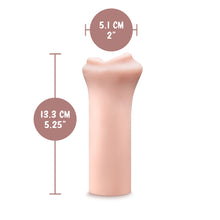 Load image into Gallery viewer,  blush EnLust Candi Stroker width: 5.1 centimetres / 2 inches; Stroker length: 13.3 centimetres / 5.25 inches.