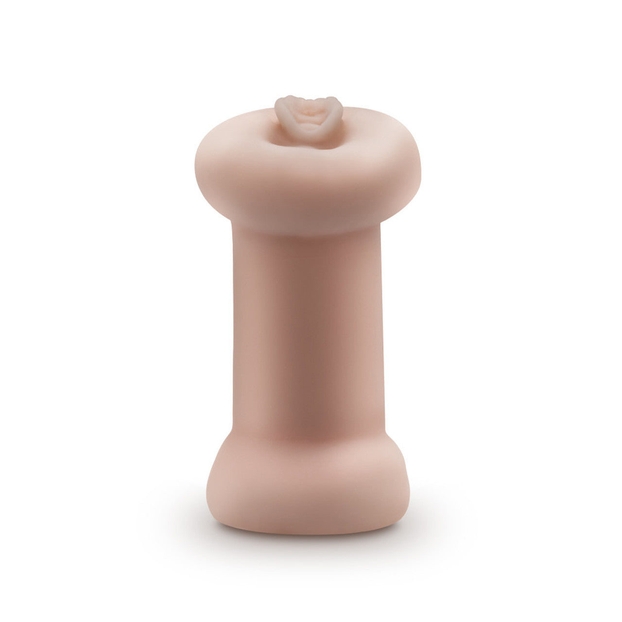 Side view of the blush Enlust Tasha Soft and Wet Glow In The Dark Stroker