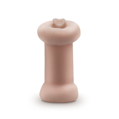 Side view of the blush Enlust Tasha Soft and Wet Glow In The Dark Stroker