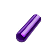 Load image into Gallery viewer, Front side of the blush Kool Vibes grape Rechargeable Bullet Vibrator