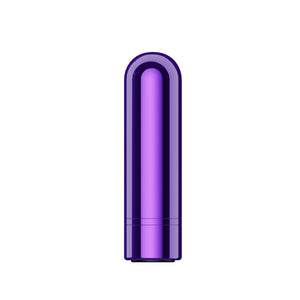 Side view of the blush Kool Vibes grape Rechargeable Bullet Vibrator