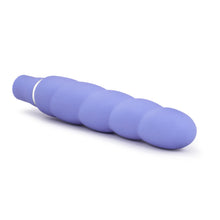 Load image into Gallery viewer, Front side view of the blush Luxe Anastasia Periwinkle Vibrator