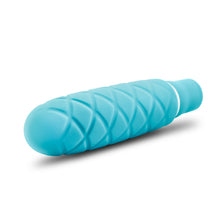 Load image into Gallery viewer, Front side view of the blush Luxe Cozi Mini Aqua Vibrator