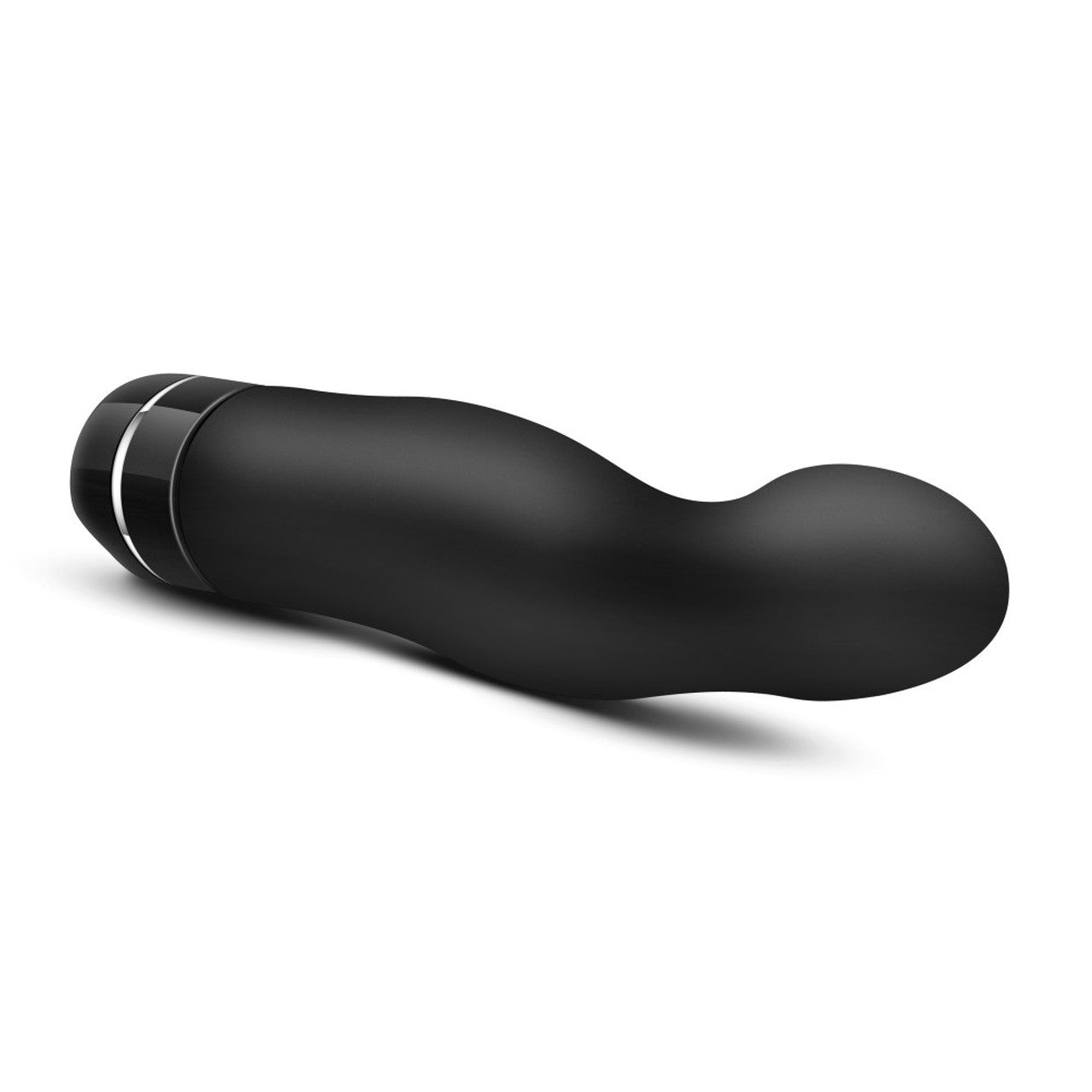 Front side view of the blush Luxe Gio Vibrator.