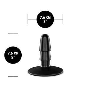 blush Lock On Adapter With Suction Cup width: 7.6 centimetres / 3 inches; blush Lock On Adapter length:7.6 centimetres / 3 inches.