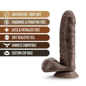 blush Loverboy Pierre The Chef Realistic Dildo Features: Lab certified - Body Safe; Fragrance & Paraffins free; Latex & phthalate free; Soft realistic feel; Harness compatible; Suction cup base.
