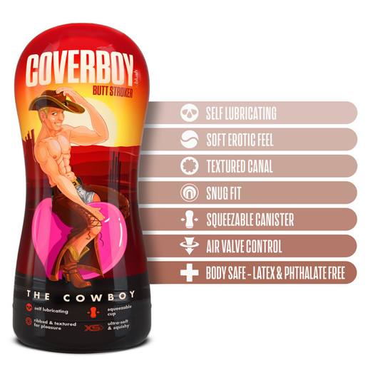 blush Coverboy The Cowboy Self Lubricating Butt Stroker