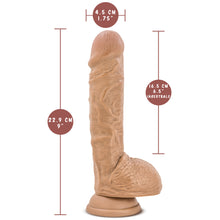 Load image into Gallery viewer, blush Loverboy Your Personal Trainer Realistic Dildo measurements: Insertable width: 4.5 centimetres / 1.75 inches; Product length: 22.9 centimetres / 9 inches; Insertable length: 16.5 centimetres / 6.5 inches.