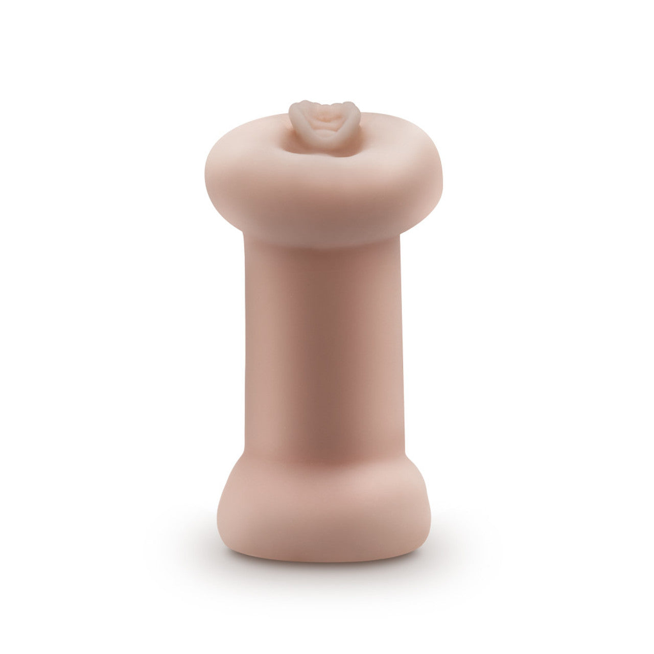 Side view of the blush M For Men Soft + Wet Double Trouble Delight Glow Stroker