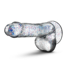 Load image into Gallery viewer, Front side view of the blush Naturally Yours 6 Inch Glitter Cock