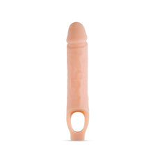 Load image into Gallery viewer, Side view of the blush Performance Plus 10 Inch Cock Sheath Penis Extender