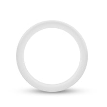 Load image into Gallery viewer, Side view of the blush Performance Silicone white Glo Cock Ring