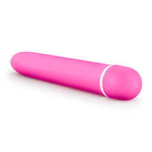 Load image into Gallery viewer, Back side view of the blush Rose Luxuriate pink Vibrator