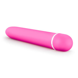 Back side view of the blush Rose Luxuriate pink Vibrator