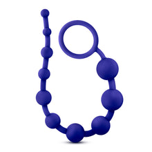 Load image into Gallery viewer, Top view of the blush Luxe Silicone 10 Beads.