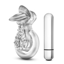 Charger l&#39;image dans la galerie, Front side view of the blush Stay Hard 10 Function Vibrating Tongue Ring