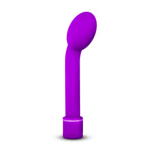 Load image into Gallery viewer, Front side of the blush Sexy Things G Slim Petite Satin Touch Clitoral Stimulator.