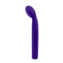 Load image into Gallery viewer, Side view of the blush Sexy Things G Slim Stimulator, standing vertically on its handle.