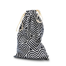 Load image into Gallery viewer, Stuffed blush The Collection Bomba Cotton Toy Bag standing up.