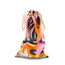 Load image into Gallery viewer, Stuffed blush The Collection Burst Cotton Toy Bag standing up.