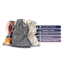 Load image into Gallery viewer, blush The Collection Cotton Toy Bags features: 100% NATURAL COTTON MADE; DRAWSTRING TIE CLOSURE; EXTRA LARGE: 31.I CM / 12.25&quot; X 19.1 CM / 7.25&quot;; LINT-FREE &amp; SOFT FEEL; MACHINE WASHABLE &amp; TUMBLE DRY.