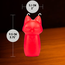 Load image into Gallery viewer, Temptasia Fox Drip Candle	Candle width: 5.1 centimetres / 2 inches; height: 9.5 centimetres / 3.75 inches.