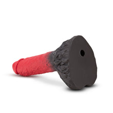 Charger l&#39;image dans la galerie, Back side view of the blush The Realm Lycan Lock On Dildo