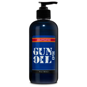 Bottle of water-based lubricant Gun Oil H2O 16 oz / 480 mL