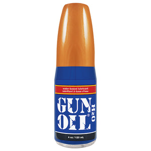 Bottle of Water-Based Lubricant Gun Oil H2o 4 oz / 120 ml