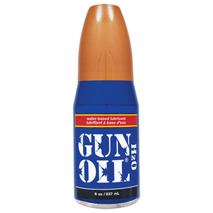 Bottle of Water-Based lubricant Gun Oil H2O 8 oz / 237 ml