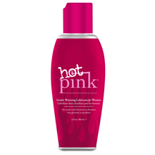 Load image into Gallery viewer, hot pink Gentle Warming Lubricant for Women, Not made with Glycerin or Parabens 2.8 oz / 80 ml bottle.