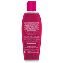 Load image into Gallery viewer, Hot Pink Gentle Warming Lubricant For Women Back of the bottle: Hot Pink is a personal lubricant intended to moisturize and lubricate, to enhance the ease and comfort of intimate sexual activity. Directions For Use: Apply desired amount to genital areas. Warning: If irritation or discomfort occurs, discontinue use and see a doctor. Caution: This product is not a contraceptive or spermicide. Made in the USA Store at room temperature. www.pinksensuals.com Ingredients: Propylene Glycol, PEG-4, PEG-8, PVP. 