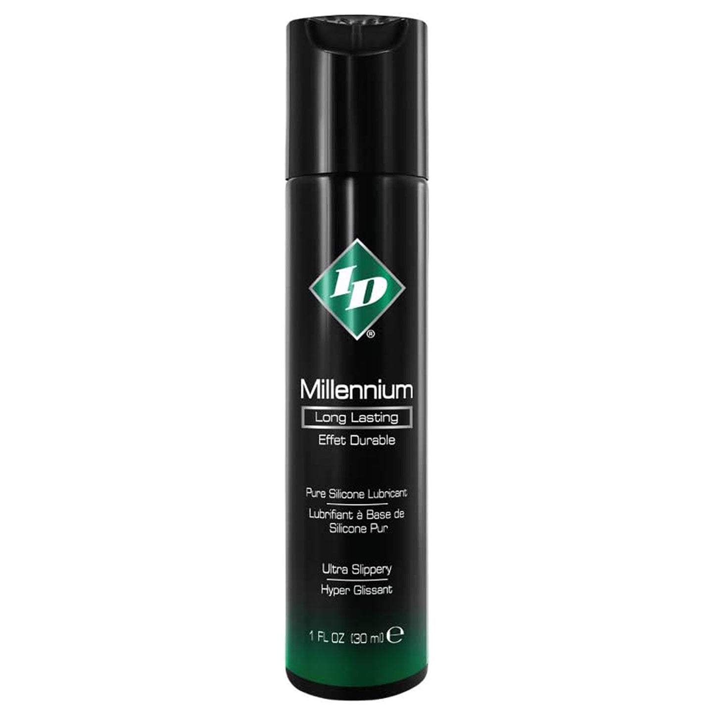 ID Millennium Long Lasting Pure Silicone Lubricant Ultra slippery 1 fl oz (30 ml) bottle